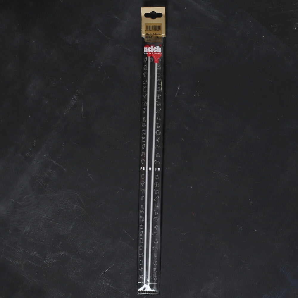 ADDI KALPLİ 4MM 40CM KLASİK ALÜMİNYUM ÖRGÜ ŞİŞİ - 200-7